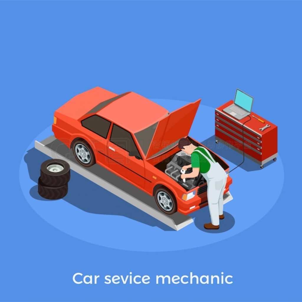 汽车修理工机动车辆机械图的特征